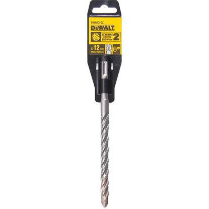 Immagine di PUNTA DEWALT, EXTREME 2, ATTACCO SDS-PLUS, 2 TAGLIENTI, PER MURO E CALCESTRUZZO, Ø 20X200 MM