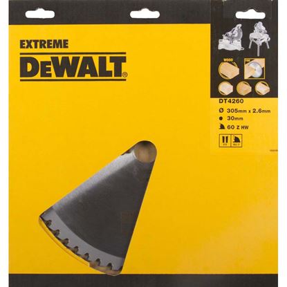 Immagine di LAMA DEWALT, PER BANCO SEGA, 80 DENTI, FORMA DENTE TGC CON ANGOLO -5°, SPESSORE 3,0 MM, FORO LAMA Ø 30 MM, LAMA Ø 305 MM