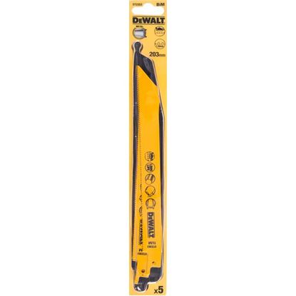 Immagine di LAMA DEWALT, PER SEGA GATTUCCIO, 1,8/2,5X305 MM, PER METALLO DI ELEVATO SPESSORE, GOMMA, FIBRA DI VETRO, 5 LAME