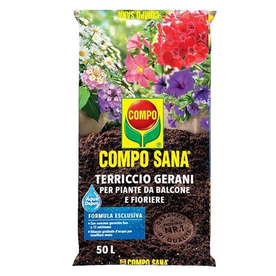Immagine di COMPO TERRICCIO GERANI, 50 LT