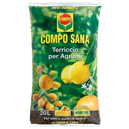 Immagine di TERRICCIO COMPO, SANA®, STRUTTURA SVILUPPATA PER LA CRESCITA OTTIMALE DI TUTTE LE PIANTE DI AGRUMI ORNAMENTALI, 20 LT