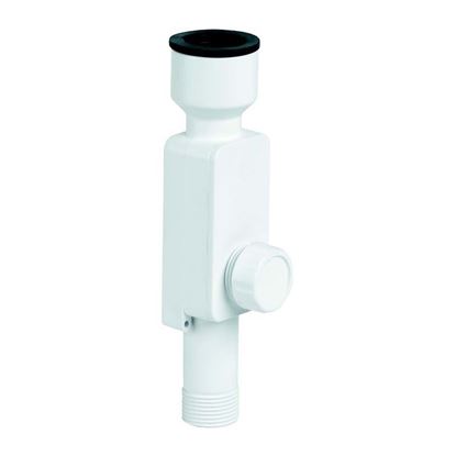 Immagine di SIFONE PER SCARICO CONDENSA, CON PLACCA INOX E VITI FISSAGGIO