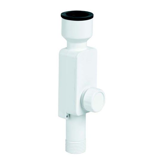 Immagine di SIFONE PER SCARICO CONDENSA, CON PLACCA INOX E VITI FISSAGGIO
