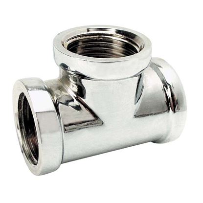 Immagine di TEE, OTTONE CROMATO, 3/8"