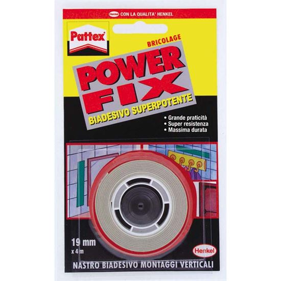 Immagine di BIADESIVO PATTEX POWER FIX, MM 19X1,5 MT