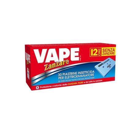 Immagine di INSETTICIDA VAPE, RICARICA PIASTRINE, PER ELETTROEMANATORE, 30 PEZZI