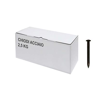 Immagine di CHIODI ACCIAIO, 2,5 KG, 3,0X40 MM