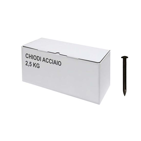 Immagine di CHIODI ACCIAIO, 3,7X50 MM, 2,5 KG