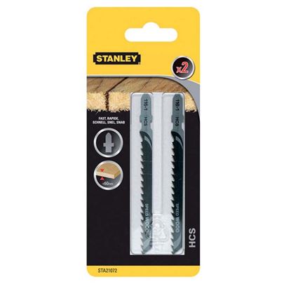 Immagine di 2 LAME PER TAGLIO VELOCE, SU LEGNO, HCS, ATTACCO A T, 100X4 MM