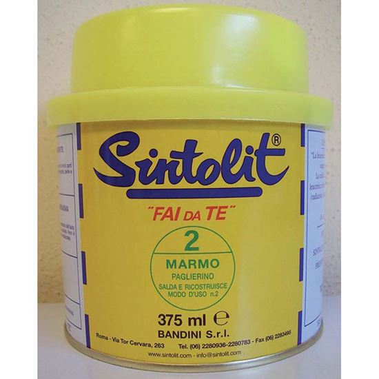 Immagine di STUCCO, SINTOLIT, PER MARMO E CERAMICA, 0,375 LT, COLORE PAGLIERINO