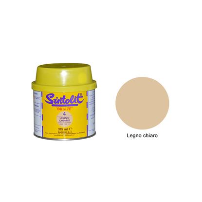 Immagine di STUCCO, SINTOLIT, PER LEGNO, 0,75 LT, COLORE LEGNO CHIARO