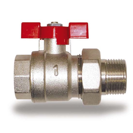 Immagine di VALVOLA SFERA, IVR, CON BOCCHETTONE, 1/2"