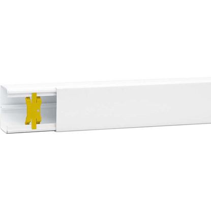 Immagine di CANALINA, COLORE BIANCO, 2 MT, 60X40 MM