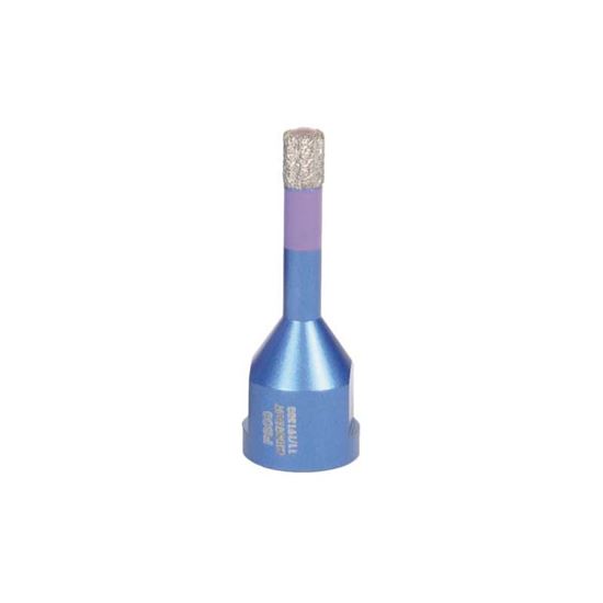 Immagine di FRESA DIAMANTATA MONTOLIT, MONDRILLO, FORATURA A SECCO PER GRESS/CERAMICA DURA/GRANITO/MARMO, FILETTO M14, Ø 10 MM