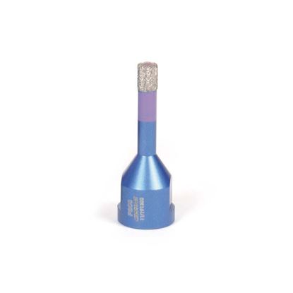 Immagine di FRESA DIAMANTATA MONTOLIT, MONDRILLO, FORATURA A SECCO PER GRESS/CERAMICA DURA/GRANITO/MARMO, FILETTO M14, Ø 8 MM
