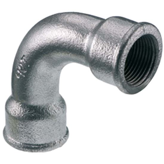 Immagine di CURVA ZINCATA A 90°, FIGURA 2, FF 1/2"