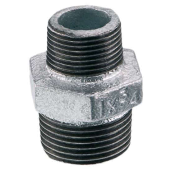 Immagine di NIPPLE RIDOTTO ZINCATO, FIGURA 245, MM 1"1/4X1"