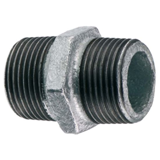 Immagine di NIPPLO DOPPIO ZINCATO, FIGURA 280, MM 1"1/2