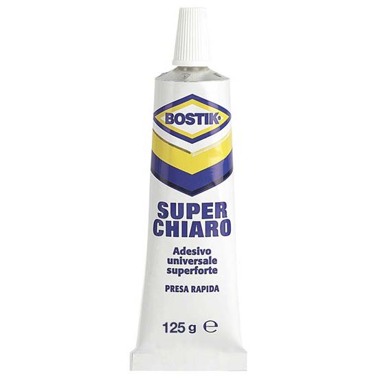 Immagine di ADESIVO BOSTIK SUPERCHIARO, RESISTE AD ACQUA, UMIDITÀ E CALORE, 125 GR