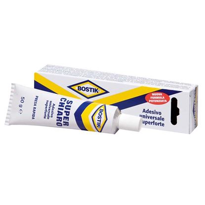 Immagine di ADESIVO BOSTIK SUPERCHIARO, RESISTE AD ACQUA, UMIDITÀ E CALORE, 50 GR
