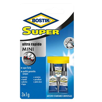 Immagine di ADESIVO BOSTIK SUPER MINI, IDEALE PER PICCOLE RIPARAZIONI, 3X1 GR