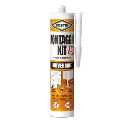 Immagine di COLLA BOSTIK MONTAGGIO KIT, UNIVERSALE, IDEALE PER MATERIALI SOTTO TENSIONE, 440 GR