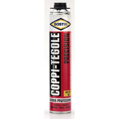 Immagine di SCHIUMA BOSTIK COPPI E TEGOLE PRECISION, X PISTOLA, X FISSARE COPPI, TEGOLE ED ELEMENTI DI COPERTURE, 0,75 LT
