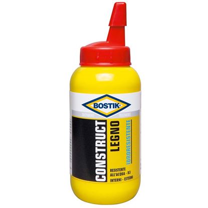 Immagine di COLLA VINILICA BOSTIK CONSTRUCT LEGNO, IDROREPELLENTE, RESISTENTE ALL'ACQUA, 750 GR