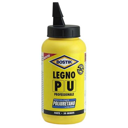 Immagine di COLLA BOSTIK LEGNO PU, POLIURETANICA, RESISTENTE ALL’ACQUA ANCHE DI MARE, 750 GR
