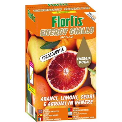Immagine di CONCIME ENERGY, GIALLO, POLVERE IDROSOLUBILE, PER AGRUMI IN GENERE, 600 GR