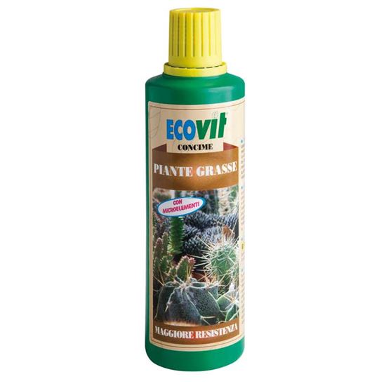 Immagine di CONCIME ECOVIT, LIQUIDO, PER PIANTE GRASSE, PER TUTTE LE SPECIE DI PIANTE GRASSE, 500 GR