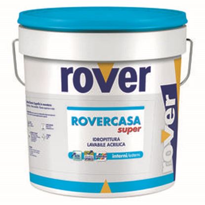 Immagine di IDROPITTURA ROVERCASA SUPER, BASE C, LAVABILE, ACRILICA PER ESTERNO E INTERNO, 4,5 LT
