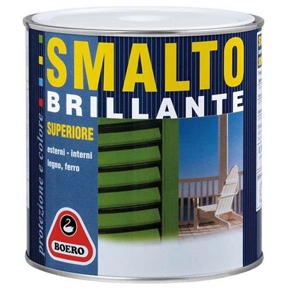 Immagine di SMALTO BRILLANTE BOERO, 0,75 LT, COLORE BLU CIELO