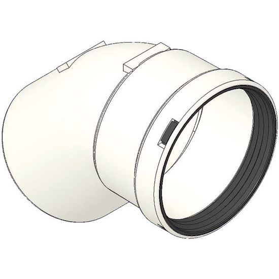Immagine di CURVA PP 45°, MF Ø 80 MM, CON GUARNIZIONE