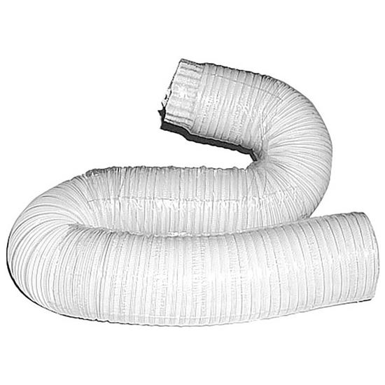 Immagine di TUBO ALLUMINIO COMPRESSO, COLORE BIANCO, 1X3 MT, Ø 140 MM