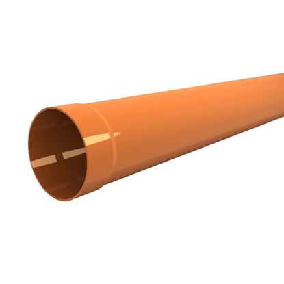 Immagine di TUBO IN PVC, PER SCARICHI CIVILI ED INDUSTRIALI F/N, COLORE ARANCIO, Ø MM 40X3 MT