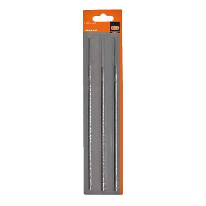 Immagine di LIME BAHCO, PER CATENE DA MOTOSEGA, ASSORTIMENTO COMPOSTO DA 3 LIME TONDE Ø 4,8X200 MM
