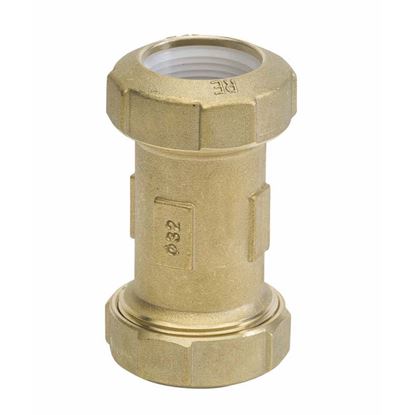 Immagine di MANICOTTO OTTONE, PER POLIETILENE, F Ø 32X32 MM