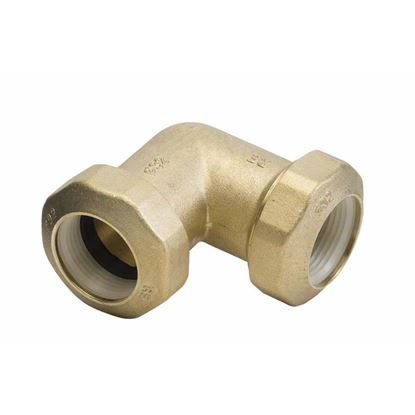 Immagine di GOMITO OTTONE, PER POLIETILENE, Ø20X20 MM