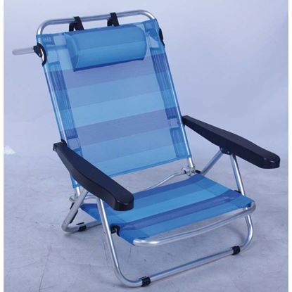 Immagine di SPIAGGINA, IN ALLUMINIO E TEXILENE, 79X66X74 CM