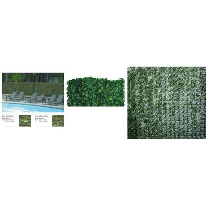 Immagine di SIEPE MODELLO LAURO, COLORE VERDE, 1200 FOGLIE, 3X1 MT