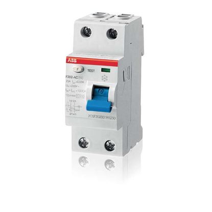 Immagine di INTERRUTTORE DIFFERENZIALE PURO ABB, 30 MA, 25 A