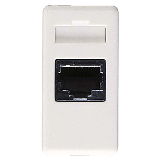 Immagine di CONNETTORE TELEFONICO SYSTEM, GEWISS, RJ11, COLORE BIANCO