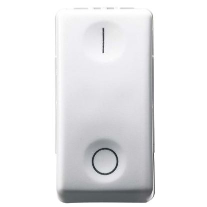 Immagine di INTERRUTTORE BIPOLARE GEWISS, SYSTEM, 2P, 16 A, COLORE BIANCO