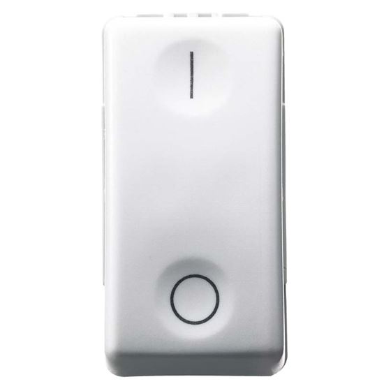 Immagine di INTERRUTTORE BIPOLARE GEWISS, SYSTEM, 2P, 16 A, COLORE BIANCO