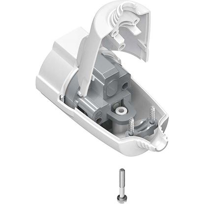 Immagine di PRESA STANDARD TEDESCO, BIPASSO 2P+T 16 A, COLORE ARANCIO