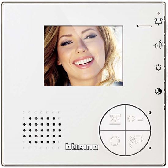 Immagine di VIDEOCITOFONO CLASSE 100 V12B, 2 FILI, DISPLAY A COLORI 3,5", VIVAVOCE