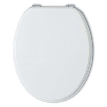 Immagine di SEDILE WC TESI, MDF, BIANCO EU