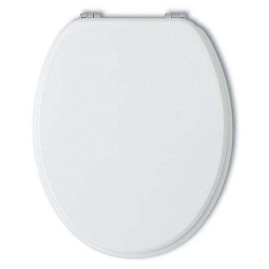 Immagine di SEDILE WC TESI, MDF, BIANCO EU