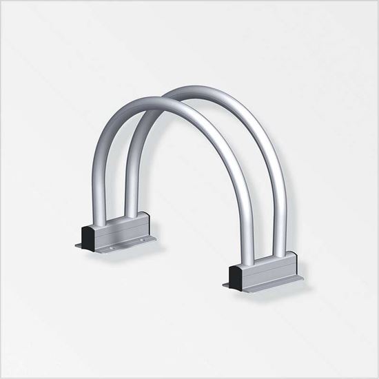 Immagine di RASTRELLIERA FISSAGGIO PER BICI, ALLUMINIO